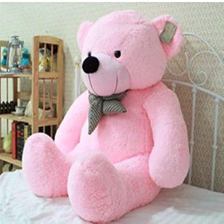 Minitrees Cute and Lovely Soft Plush Teddy Bear Toy, 90 cm (Pink)