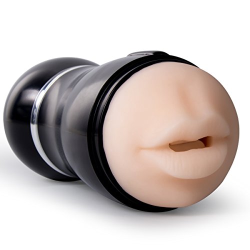 ZEMALIA Male Masturbators Realistic Oral Blow Job Deep Throat Teeth and Tongue Realistic Textured