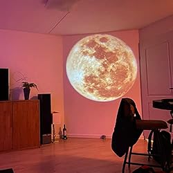 Moon Lamp Projector Night Light Earth Projection