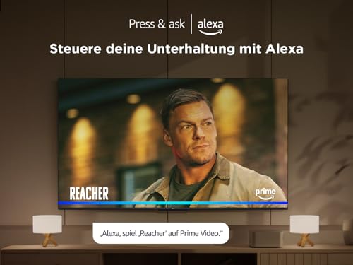 TCL 65T6C 65 Zoll QLED Fernseher, 4K UHD Fire TV, HDR10+, Dolby Vision & Atmos, Smart TV mit Sprachsteuerung mit Alexa, Google Cast & AirPlay 2 10