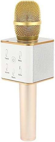 YOKEYS Portable Wireless Karaoke Microphone Handheld Condenser Microphone with Speaker for iPhone/iPad/iPod/ Samsung etc, for singing without going to KTV