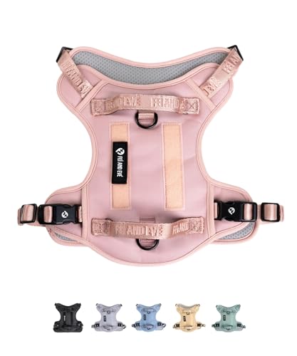 Fei & Eve Dog Harness, No-Pull, Durable Nylon, Dual Handle, Tactical Panel, X-L…