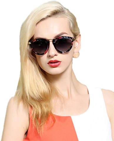 2017 Vintage Cateye Mirrored Flat Lenses Street Fashion Women Sunglasses