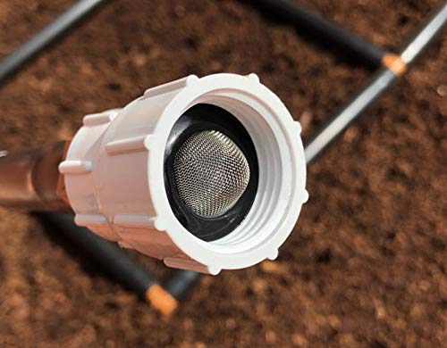 Garden In Minutes Garden Grid Watering System | Preassembled Drip Irrigation, Soaker Hose & Sprayer Style kit, in one | Square Foot Gardening, Raised Beds, Planters or Ground Level - 4x4 (44"x44") - Thumbnail 3