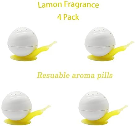 USide Reusable Air Freshener Solid Aromatherapy Cabinet Toilet Deodorant Fragrance Odor Eliminator for Bathroom ,Wardrobe,Shoebox & Car(Lemon Scent)