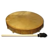 Native American Style 18 in. Elk Hide Frame Hand Drum