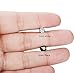 LOYALLOOK Stainless Steel Magnetic Stud Earrings for Men Women Unisex Cubic Zirconia Inlaid 5MM