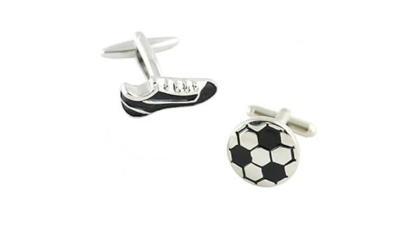 MasGemelos - Gemelos Bota y Balón de Fútbol Cufflinks: Amazon.es ...