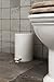 Brabantia Step Trash Can 0.7 Gallon/3 Liter - White