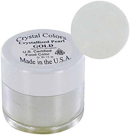 Gold Crystallized Pearl Crystal Color Dust