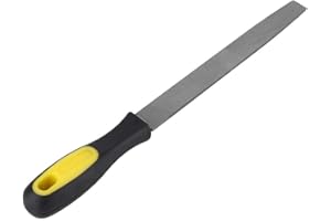 Duokon File Mill 8in Flat Mill File Smooth Blade with Handle File Sharpening Tool Engineers Engineering Metal