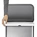 simplehuman 58 Liter / 15.3 Gallon Rectangular Voice and Motion Sensor Automatic Kitchen Trash Can, Brushed Stainless Steel