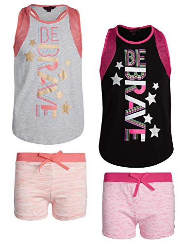 dELiA*s Girl\'s 4-Piece Fashion Active Short Sets (Be Brave, 6X)' - Thumbnail 7
