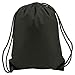 Liberty Bags Small Drawstring Backpack, Black, OS [Apparel]