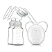 Electric Breast Pump,AnGeer Dual Breast Pump Automatic Massage Postpartum Prolactin