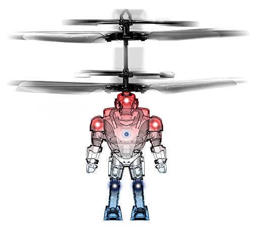 Panoware Robot Brigade Space Mini Drone Flying Helicopter Toy, Ghost