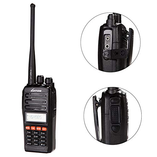 Dual Band Walkie Talkies 2 Way Radio UHF Rechargeable 12 Watt with LED