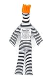 Dammit Doll - Classic Dammit Doll - Rayure Classique - Navy on White, Orange Hair - Stress Relief, Gag Gift