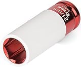 Titan Tools 21093 21mm 1/2" Drive Non-Marring Deep Lug Nut Socket