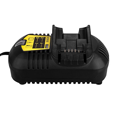 Biswaye DCB112 DCB115 20V Max Charger Charges All DCB201 DCB204 DCB606 DCB609 DCB207 DCB206 DCB203 DCB200 DCB120 DCB127 12V Max, 20V Max and 60V Max Li-Ion Cordless Tool Battery Packs