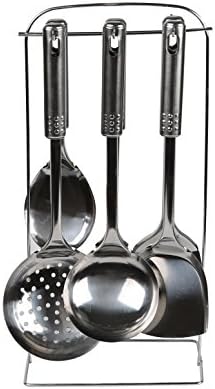 Matsuta 14 Piece Everday Essentials Nylon Kitchen Tool and Gadget Set, Black