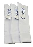 Sierra Socks Girls' School Uniform Opaque Nylon Knee High 3 Pair Pack Socks 2027