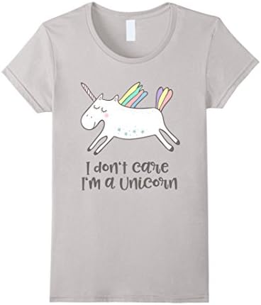 Womens Unicorn Shirt Small Silver