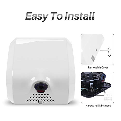 image for ARKSEN Electric Hand Dryer 100m/s, Commercial Bathroom and Kitchen, Br