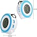 YOUOWO Digital Dual Alarm Clock Loud Alarm Clock Twin Bell Kids Small Clock Large Display with Snooze and Night Light Battery Operated Easy to Set for Heavy Sleepers Bedrooms Desk Travel