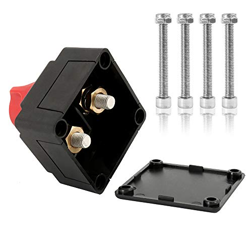 WarmCare 12/24V Battery Switch Master Isolator Cut On/Off Disconnect Switch for RV Battery Marine Boat Car Vehicle Waterproof - Thumbnail 4