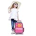 Stephen Joseph Kids' Little Girls Classic Rolling Luggage, Fox, One Size