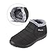 gracosy Warm Snow Boots, Winter Warm Ankle Boots,Fur Lining Boots,Waterproof Thickening Winter Shoes for Women Black 9 US