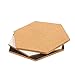 Juvale 3 Pack Hexagon Cork Board Tiles with Push Pins - Adhesive Cork Bulletin Board Hexagonal Tiles for Walls (7.9 Inch)