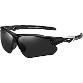 FAGUMA Polarized Sports Sunglasses for Men Women Fishing Cycling Running Golf Motorcycle TR90 Frame UV400 Protection