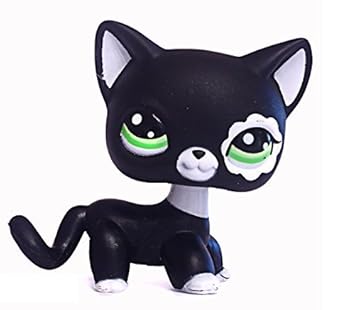 Buy Littlest Pet Shop 2249 Shorthair Black And White Cat Rare Online At Low Prices In India Amazon In