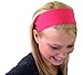 Bargain Headbands, White Dotted Swirls Over Black Elegant, Soft Cloth Headband
