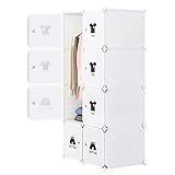 LANGRIA 8-Cube DIY Modular Cubby Shelving Storage