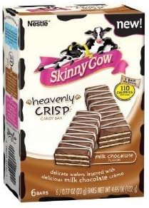 Nestle skinny Cow heavenly crisp Milk chocolate candy bars - 6ct,10000045 (028000322670)