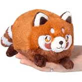 Squishable - Snacker Red Panda S1 E1 - Garden Collection - 7 in - Soft Toy Collectible Stuffed Animal