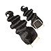 Colorful Queen Brazilian Hair Body Wave 4x4 Free Part Lace Closure with Baby Hair Natural Black Color Brazilian Virgin Human Hair Closures No Bleached Knots (14 inch)