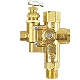 Air Compressor Pilot check valve unloader combination gas discharge 140-175 1/2" FPT TOP INLET X 1/2" MPT OUTLET