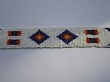 GLASS BEADED STRIPS 3 SIZES BEADWORK TRIBAL NATIVE CRAFTS POW WOW REGALIA S4 (10 x 1 1/4)