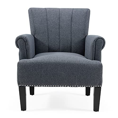 YOLENY Living Room Accent Chair with Armrests, Modern Accent Chair