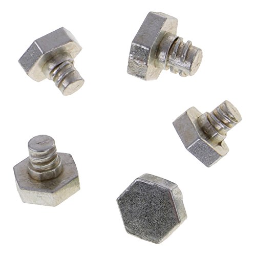 image for Jenoco Silver Beyblade Metal Face Bolts / Beyblade Metal Tips (8 Metal