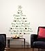 RoomMates RMK1412GM Christmas Tree Quote Peel & Stick Giant Wall Decal