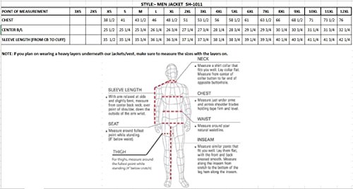 MILWAUKEE LEATHER Men's Classic Side Lace Police Style Motorcycle Jacket (Black, X-Small)