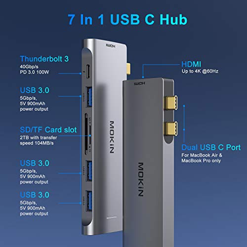 USB C Adapter for MacBook Pro Adapter, MacBook Pro USB Adapter MacBook