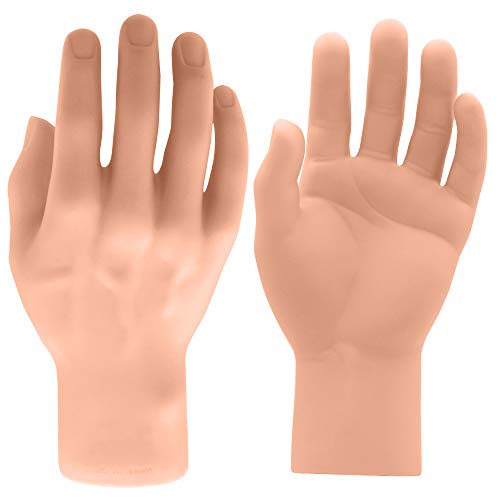 2 Spooky Halloween Decoration Realistic Hands Props Stage Hands for
