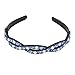 Yeshan Big Rhinestone Crystal Beaded Plastic Headband,Hairband for girls