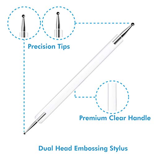 Selizo 200 Sheets Tracing Paper and Carbon Paper Black Graphite Transfer Paper with Tracing Stylus for Wood Burning Transfer, Wood Carving and Tracing
